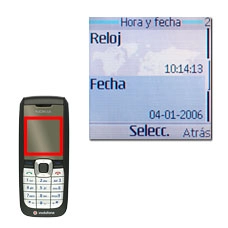 Vaya a Fecha y pulse la tecla de navegación.