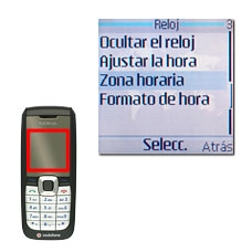 Vaya a Zona horaria y pulse la tecla de navegación.