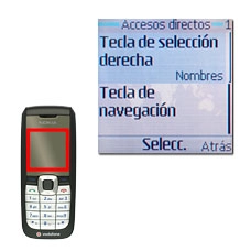 Elija una de las siguientes teclas de acceso directo:Tecla de selección derecha, véase 2a.