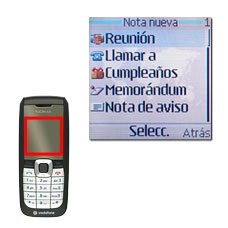 Elija el tipo de cita deseado:Reunión, véase 3a.