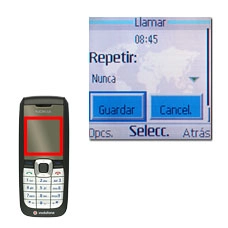 Vaya a Guardar y pulse la tecla de navegación.