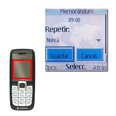 Vaya a Guardar y pulse la tecla de navegación.