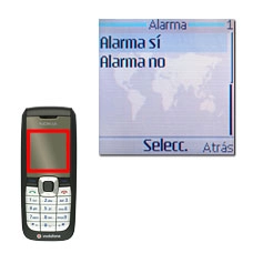 Elija Alarma sí o Alarma no y pulse la tecla de navegación.