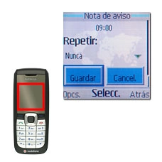 Vaya a Guardar y pulse la tecla de navegación.