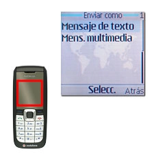 Elija Mensaje de texto o Mens. multimedia y pulse la tecla de navegación.El teléfono crea ahora un mensaje al que se adjunta la cita.