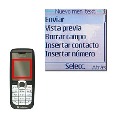 Vaya a Enviar y pulse la tecla de navegación.