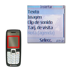 Vaya a Texto y pulse la tecla de navegación.Introduzca un texto que la acompañe si lo desea.