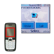 Vaya a Enviar y pulse la tecla de navegación.