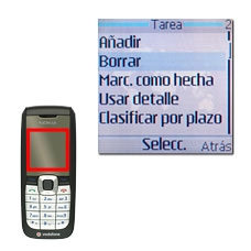 Vaya a Borrar y pulse la tecla de navegación.