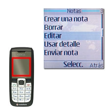 Elija Editar y pulse la tecla de navegación.Introduzca el texto deseado.