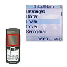 Vaya a Enviar y pulse la tecla de navegación.