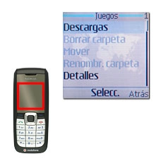 Vaya a Descargas y pulse la tecla de navegación.