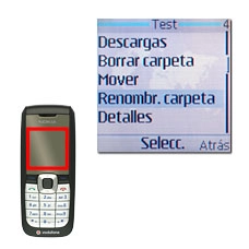 Vaya a Renombr. carpeta o Renombrar y pulse la tecla de navegación.