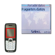 Vaya a Paquetes datos y pulse la tecla de navegación.