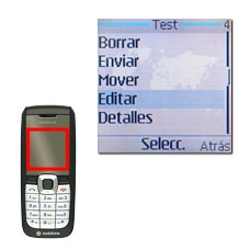 Vaya a Editar y pulse la tecla de navegación.