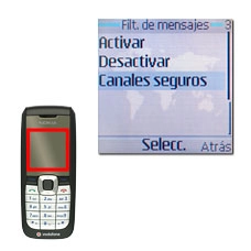 Si desea ver una lista de los proveedores autorizados:Vaya a Canales seguros y pulse la tecla de navegación.