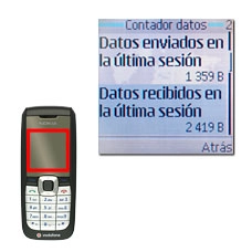 Datos recibidos en la última sesión