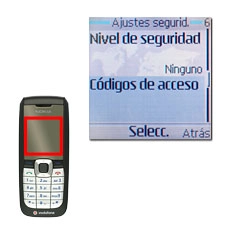 Vaya a Códigos de acceso y pulse la tecla de navegación.