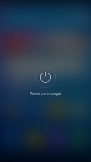 Pulsa el icono de apagar el teléfono.