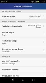 Pulsa Teclado de Google.