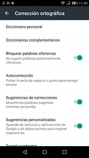 Pulsa el icono de inicio.