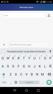 Pulsa las teclas con letra para escribir la palabra deseada.En la pantalla van apareciendo sugerencias de palabras basadas en las letras que has introducido.