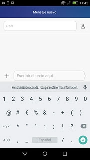 Pulsa =\‹ para ver más caracteres especiales.