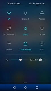 Pulsa el icono de sonido las veces que sean necesarias para activar o desactivar el modo silencioso.