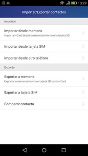 Pulsa Exportar a tarjeta SIM.