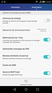 Pulsa el icono de inicio para terminar y regresar a la pantalla de inicio.