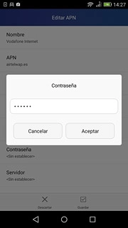 Introduce wap125 y pulsa Aceptar.