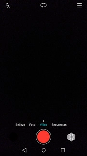 Pulsa el icono de grabación para iniciar la grabación de vídeo.