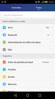 Pulsa Administración de tráfico de datos.