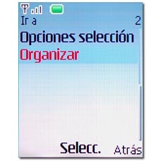 Organizar, véase 2b.