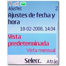 Vista predeterminada, véase 3b.