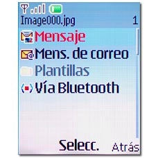Elija uno de los siguientes métodos de envío:Mensaje, véase 3a.