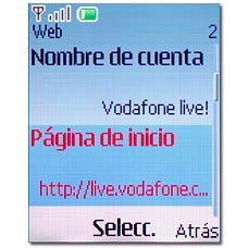 Vaya a Página de inicio y pulse la tecla de navegación.