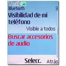 Compruebe que el auricular esté listo para añadirlo al teléfono (vea cómo en el manual de instrucciones del auricular).Vaya a Buscar accesorios de audio y pulse la tecla de navegación.