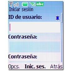 Vaya a ID de usuario y Contraseña, si es necesario, e introduzca su nombre de usuario y contraseña del servicio de chat en línea.