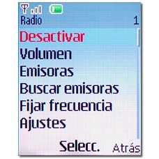 Vaya a Desactivar y pulse la tecla de navegación.