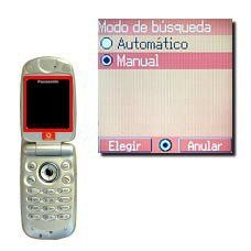 Seleccione Manual y pulse la Tecla de navegación.