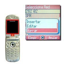 Elija Borrar y pulse la Tecla de navegación.