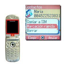 Vaya a Marcación rápida y pulse la Tecla de navegación.La pantalla muestra una lista indicando qué números están guardados en las distintas teclas.