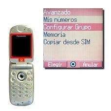 Vaya a Configurar Grupo y pulse la Tecla de navegación.