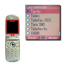 Elija Texto y pulse la Tecla de navegación.