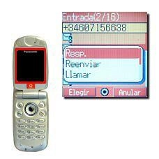 Elija Resp. y pulse la Tecla de navegación.