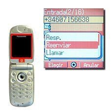 Vaya a Reenviar y pulse la Tecla de navegación.