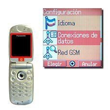 Vaya a Conexiones de datos y pulse la Tecla de navegación.