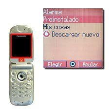 Elija el icono de aviso de alarma (una campana pequeña).Elija Preinstalado, Mis cosas o Descargar nuevo.