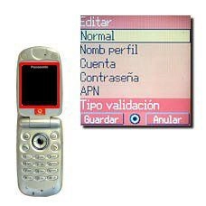 Vaya a Tipo validación y pulse la Tecla de navegación.